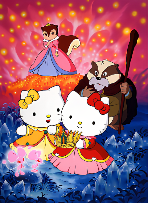 Hello Kitty in The Sleeping Princess