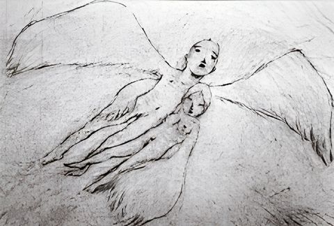 A Feather Stare at the Dark