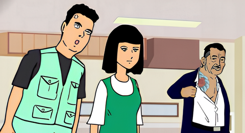 Ryuuzou to Shichinin no Kobun-tachi x Frogman