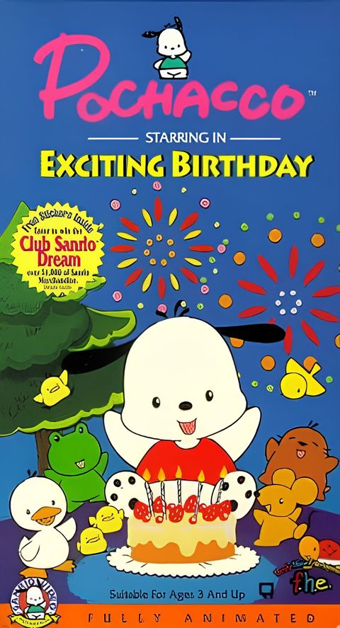 Pochacco in Exciting Birthday