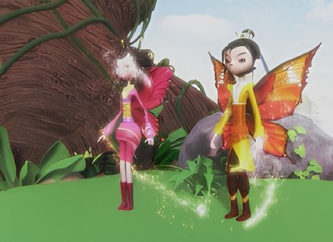 Hu Die Yu Bai Shu Xian Zi