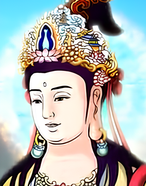 Maha-Stamaprapta Bodhisattva's Preachment on Being Mindful of the Buddha