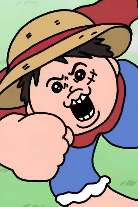 One Piece x Kawaisouni: Kono Boushi wo Omae ni Azukeru