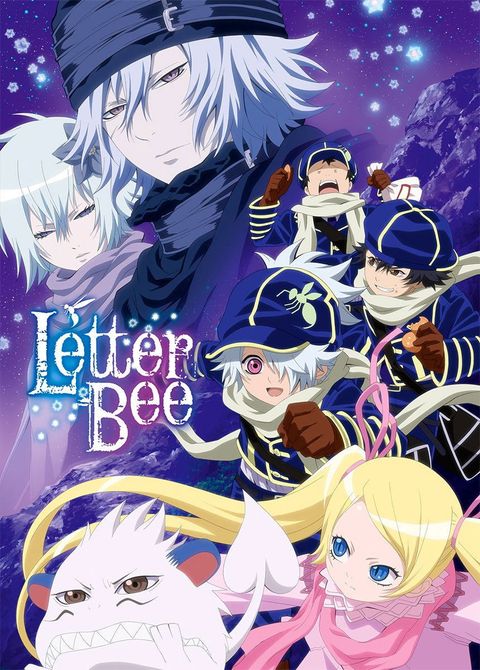 Letter Bee: Light and Blue Night Fantasy
